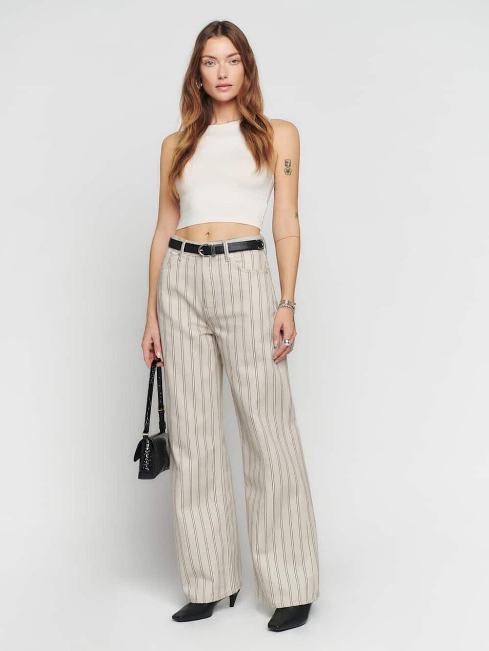 Reformation Cary High Rise Slouchy Wide Leg Jeans